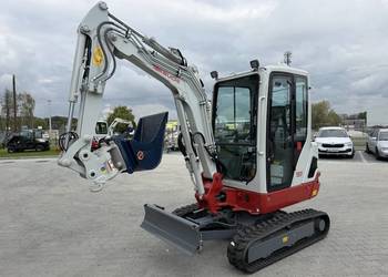 Minikoparka Takeuchi TB225 - NOWA - z łyżkami. Kubota,Yanmar