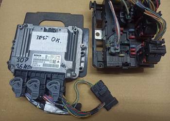 307 KOMPUTER BSI ZESTAW STARTOWY CITROEN C4 I 1,6 HDI 0281013332 9664055780