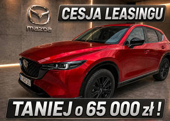CESJA LEASINGU - Mazda CX-5 2,5 194 KM automat, 4x4 HOMURA, Polski Salon