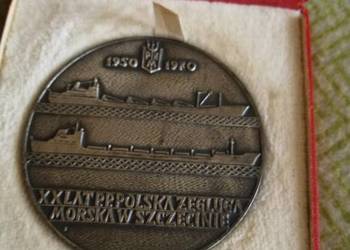 Medal Pamiątkowy XX Lat PŻM Polska Żegluga Morska Szczecin 1950-1970