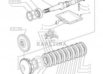 New Holland T6010 T6090 T6070 Koło zębate napędowe z58 87495765