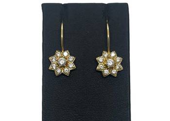 Złote Kolczyki pr 585 2,18g