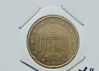 20 Centów Niemcy 2002 r. men. "J"