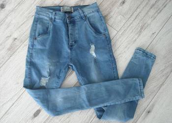 Przecierane jeansy xs