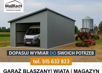 JEDNOSPADOWA Ocynkowana - Wiata /Hala / Garaż | PRODUCENT – Maj-Blach