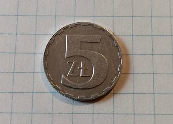 5 ZŁOTYCH 1990 ROK - POLSKA