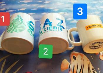 Kubek gadżet Realne, gadżet prądowy