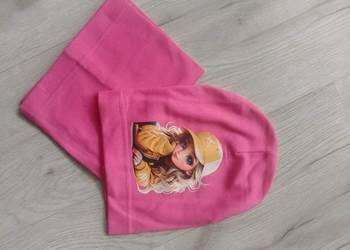 Czapka Wiosenna dla dziewczynki + szalik typu komin