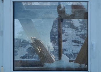 OKNA KacprzaK 85X80 OKNO Używane Plastikowe PCV