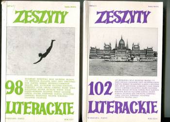 Zeszyty Literackie 98 Rok XXV + 102 Rok XXVI