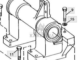 John Deere 7600 7700 7800 Podpora Mocowanie Uchwyt RE47388
