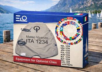 Pokrowiec do łódki Optimist góra. ELO Pokrowce World Regatta