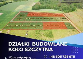 Pięknie położone działki budowlane koło Szczytna