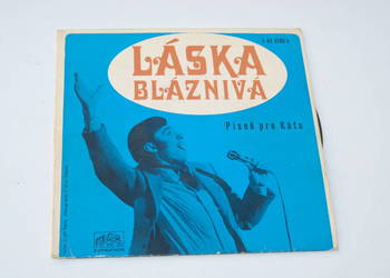 Stara płyta winylowa Karel Gott Láska bláznivá 69