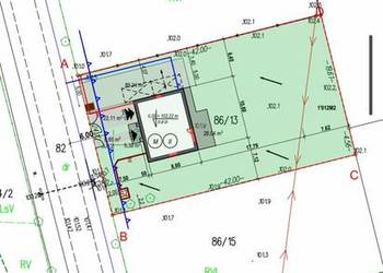 Działka budowlana uzbrojona z projektem i pozwoleniem na budowę