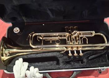 Trąbka czeska Karlice jak nowa z sztywnym etui do NEGOCJACJI