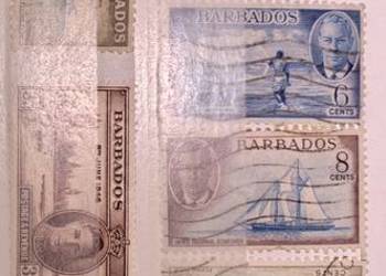 Barbados 1950 ZNAK WODNY król Jerzy VI