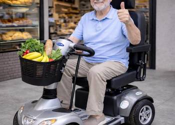 Skuter inwalidzki elektryczny INVACARE ORION 4-koła BEZPIECZNY terenowy