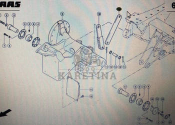 CLAAS 00 0764 618 0/00 0764 616 0/Claas listwa łącząca segment kos/Claas L…