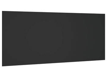 Wezgłowie łóżka czarne 200x15x80 cm materiał drewnopochodny WM-811044
