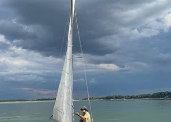 Katamaran żaglowy ponton