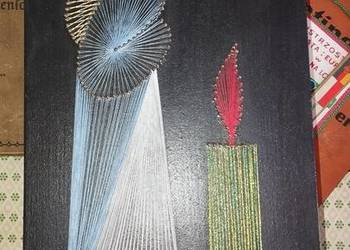 Obraz w technice string art