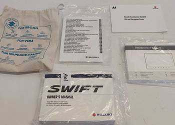 SUZUKI SWIFT MK9 KSIĄŻKA INSTRUKCJA WERSJA ANGIELSKA