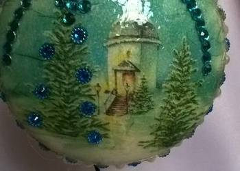 bombka medalion kula stroik 10 cm