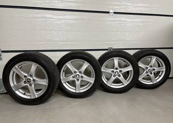 Koła alufelgi Skoda 5X112 6JX16H2 ET48 KBA49473 opony Continental 205/55R16
