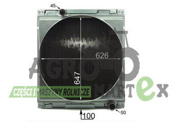 7700058547, 77 0005 854 7, 7700058546, 7700061348 CHŁODNICA WODY CLAAS