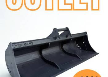 Łyżki skarpowe 150cm / 170cm / 180cm dla koparek 6-10t LEHNHOFF, VERACHTERT