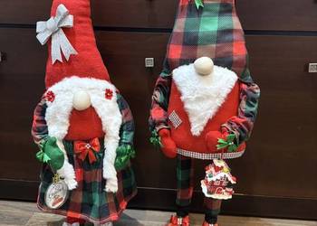 Świąteczne krasnale wykonane własnoręcznie ( cena podana za jednego)