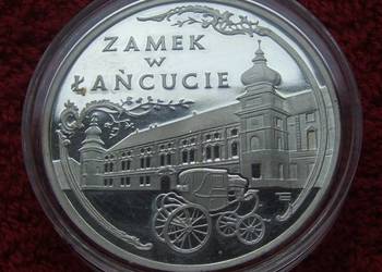 MONETA 300000 ZŁ ZAMEK W ŁAŃCUCIE 1993 ROK SREBRO