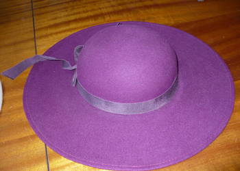 kapelusz fiolet - wśnia