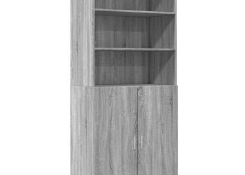 Wysoka szafka szary dąb sonoma 80x425x185 cm WM-3281383