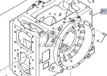 New Holland T8.390 Obudowa Tylnej Osi 87713053