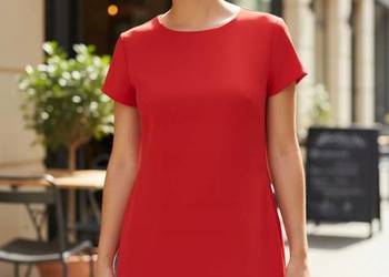 Sukienka damska elegancka litera A z kieszeniami r. 40 biust 100 cm