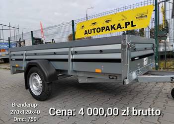Przyczepa Brenderup 270x129x40 cm