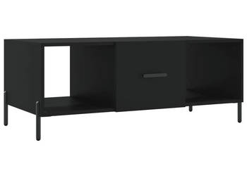 Stolik kawowy czarny 102x50x40 cm materiał drewnopochodny WM-829309