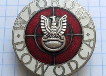 SREBRNA ODZNAKA WZOROWY DOWÓDCA