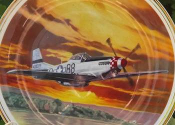 Royal Vale* Ace Fighters"North American Mustang P-51*patera kolekcjonerska