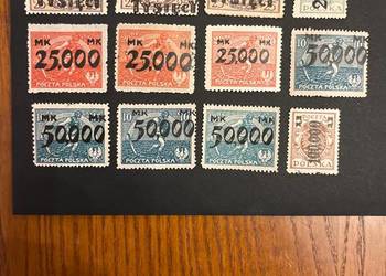 Znaczki 1923 r - wydanie przedrukowe fi 167-171