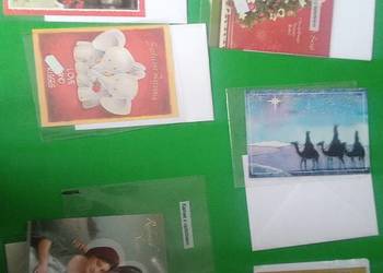 Pocztówki z lat PRL z kolędą.