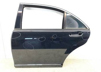 DRZWI LEWY TYŁ MERCEDES W221 Sedan/Limuzyna 05-13 CZARNY