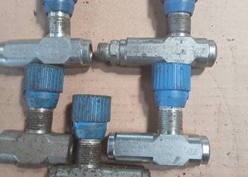 Zawór dławiący zwrotny 3/8", ciśnie do 350 bar