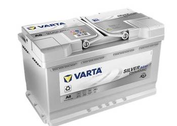 Akumulator 80Ah 800A VARTA Silver Dynamic A6 START&STOP AGM