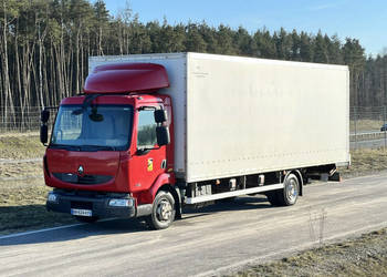 Renault MIDLUM 180 DXI Kontener 18 Euro Palet, Poduszki, EURO 5 Przebieg U…