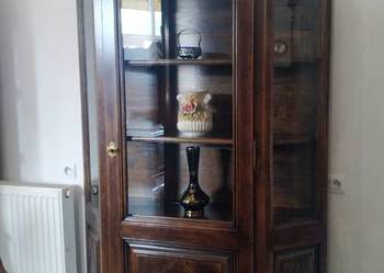 Witryna gablota biblioteka dębowa 100% lite drewno Witryna gablota biblioteka dębowa 100% lite drewno