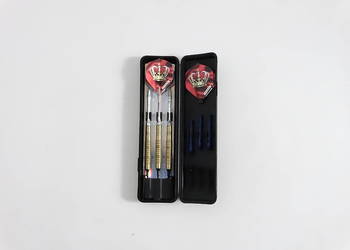 Zestaw Rzutek Darts Elkadart Złote Barrele, Komplet Akcesoriów + Etui