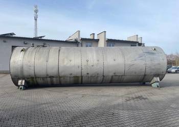 Stalowy zbiornik naziemny 50 000 l – ocieplony pianą PUR – do wody, melasy,